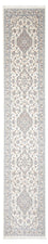 Alfombra de pasillo Alfombra Persa - Nain - Prima - 398 x 88 cm - crema