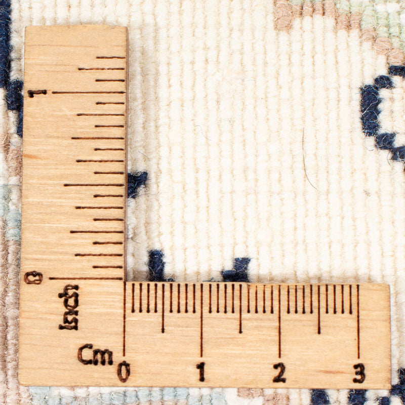 Alfombra de pasillo Alfombra Persa - Nain - Prima - 398 x 88 cm - crema