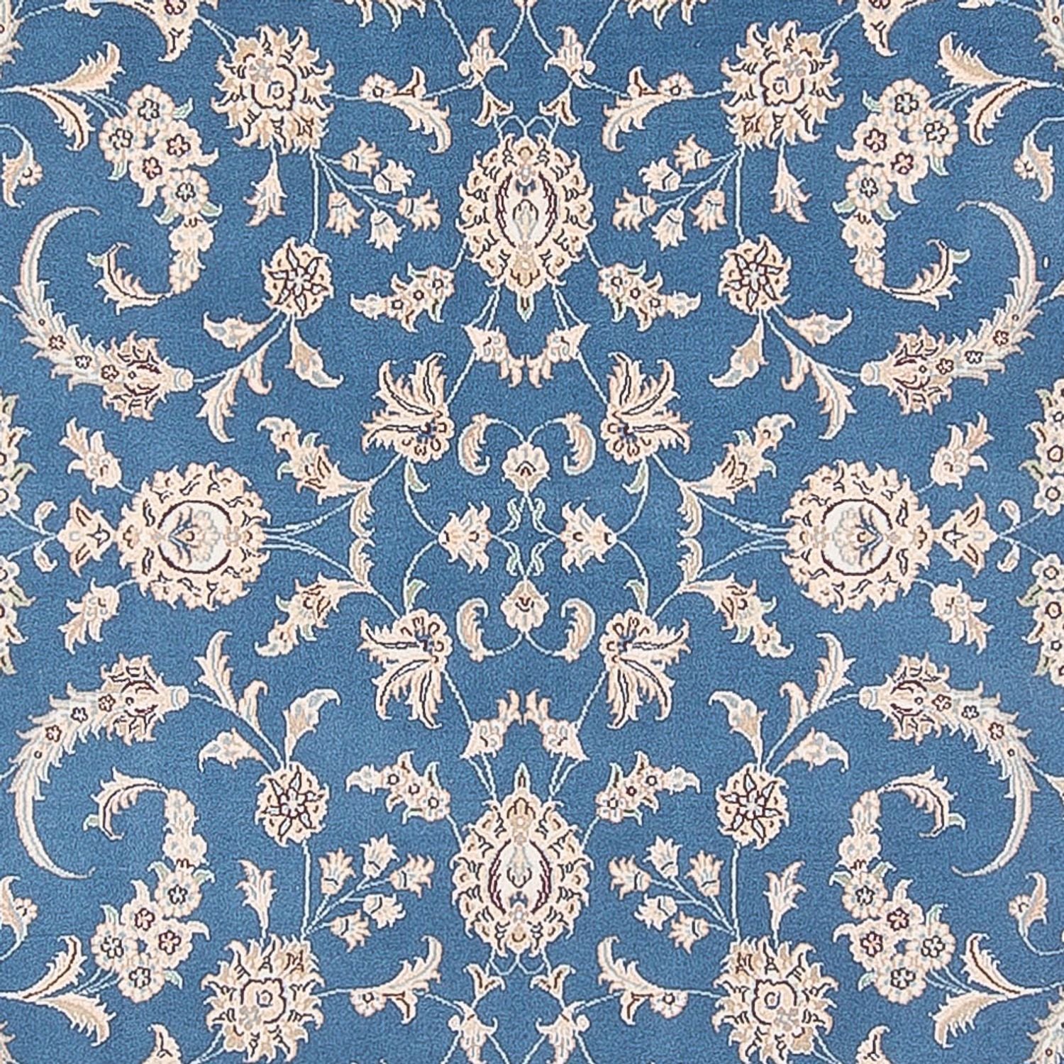 Alfombra Persa - Nain - Prima - 302 x 203 cm - azul claro
