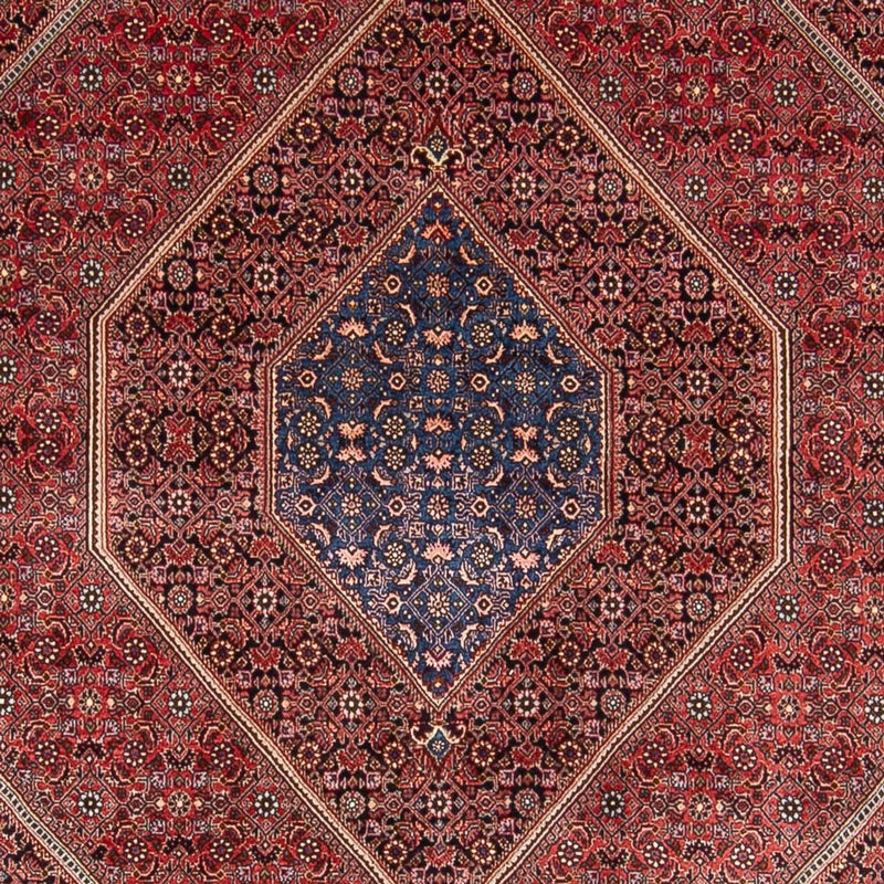 Alfombra persa - Nain - 252 x 199 cm - rojo burdeos