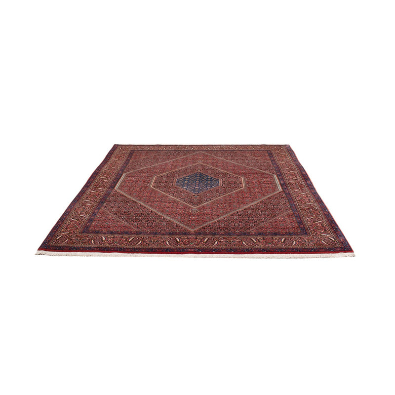 Alfombra persa - Nain - 252 x 199 cm - rojo burdeos