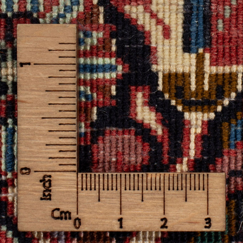 Alfombra persa - Nain - 252 x 199 cm - rojo burdeos