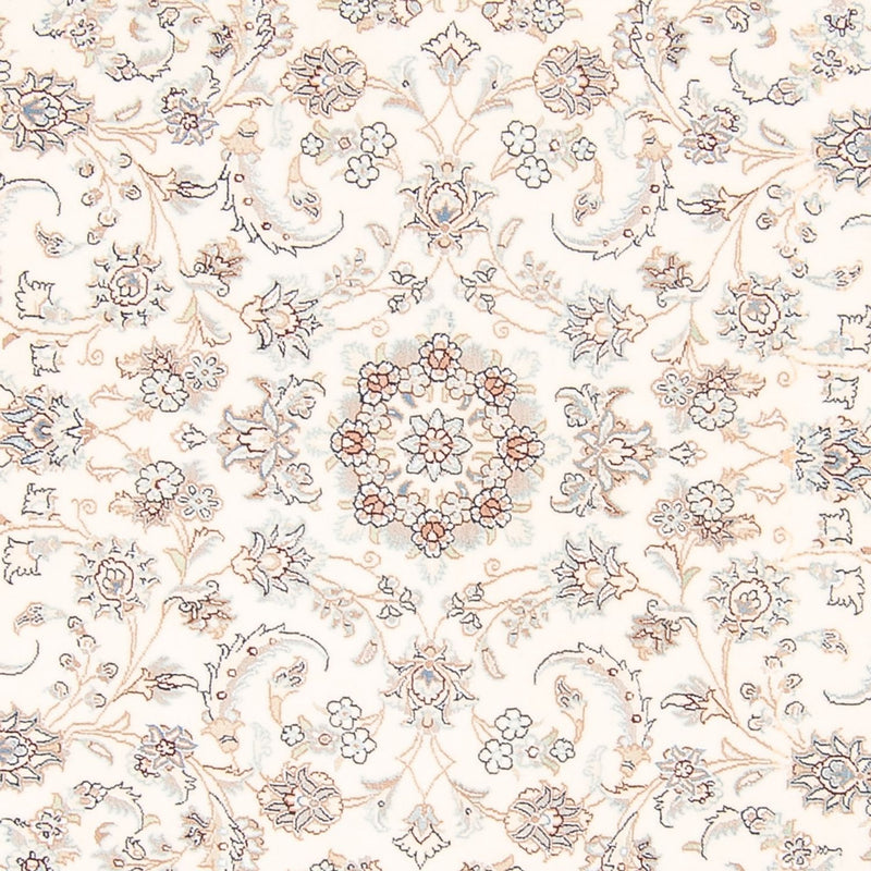 Alfombra persa - Nain redondo  - 203 x 200 cm - crema