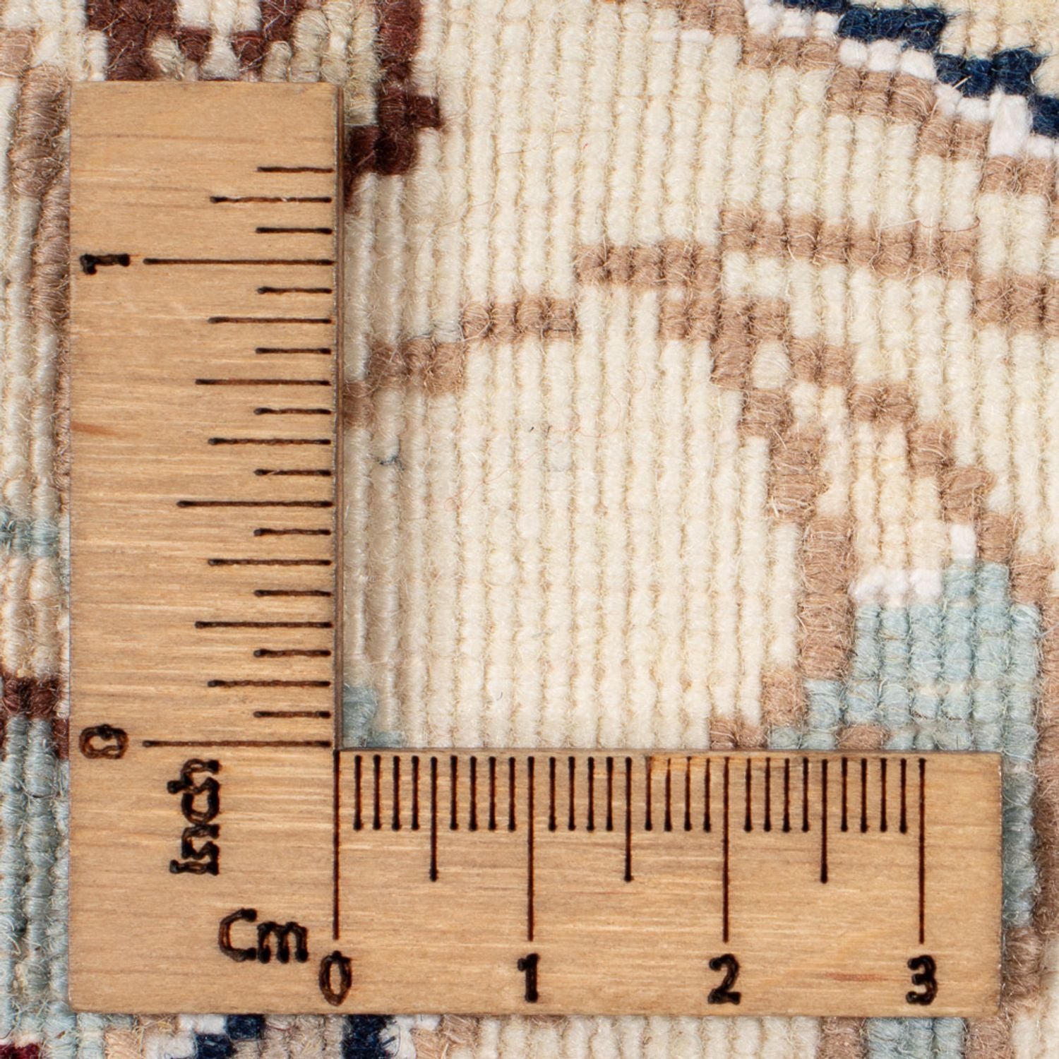 Alfombra persa - Nain redondo  - 203 x 200 cm - crema
