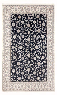 Alfombra Persa - Nain - Prima - 297 x 198 cm - azul oscuro