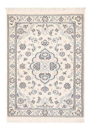 Alfombra persa - Nain - 96 x 61 cm - crema