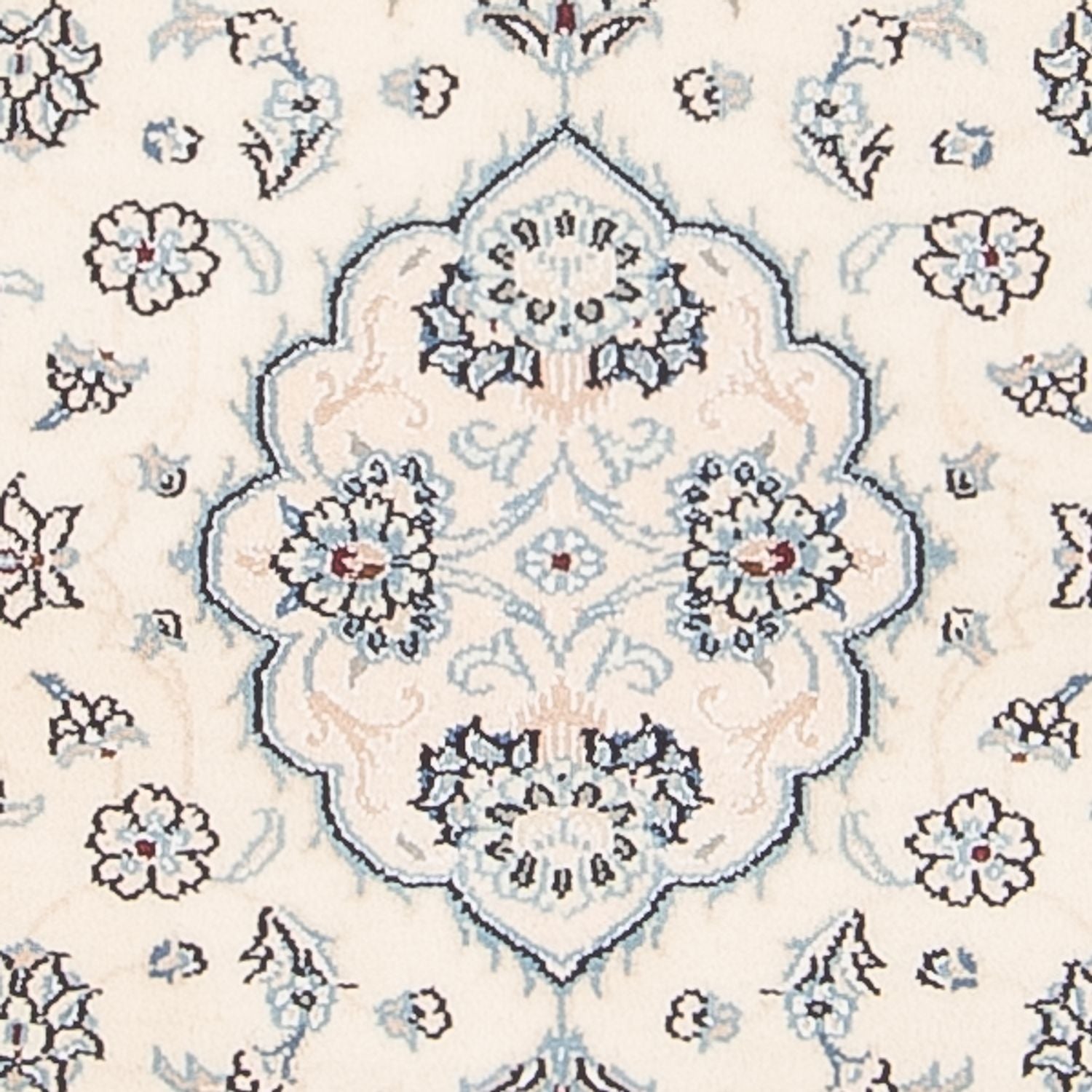 Alfombra persa - Nain - 96 x 61 cm - crema