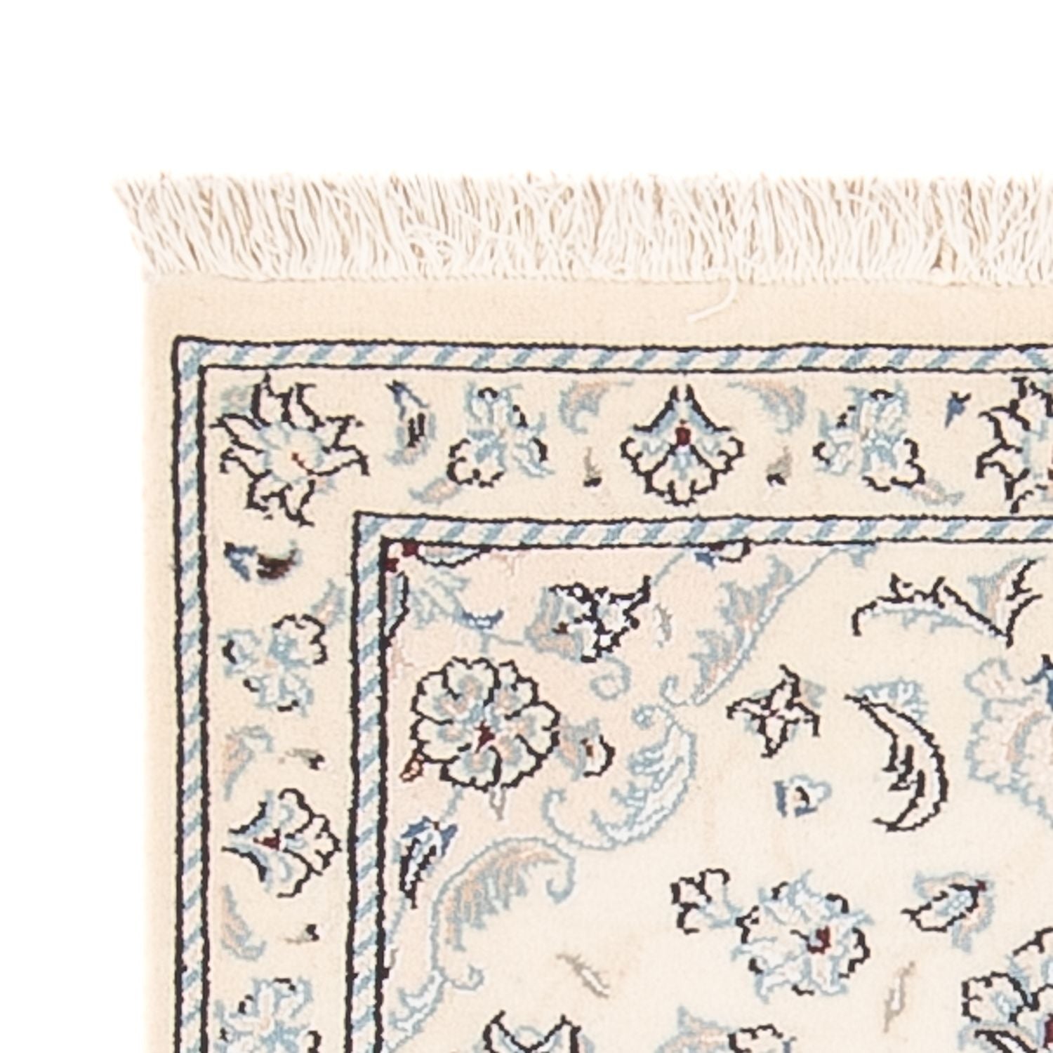 Alfombra persa - Nain - 96 x 61 cm - crema