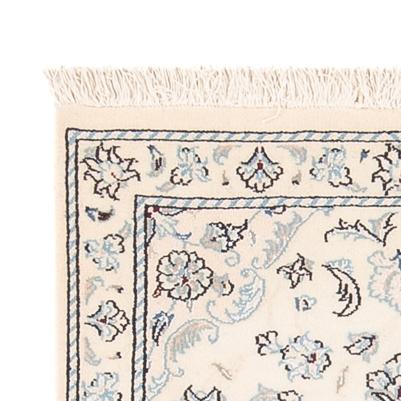 Alfombra persa - Nain - 96 x 61 cm - crema