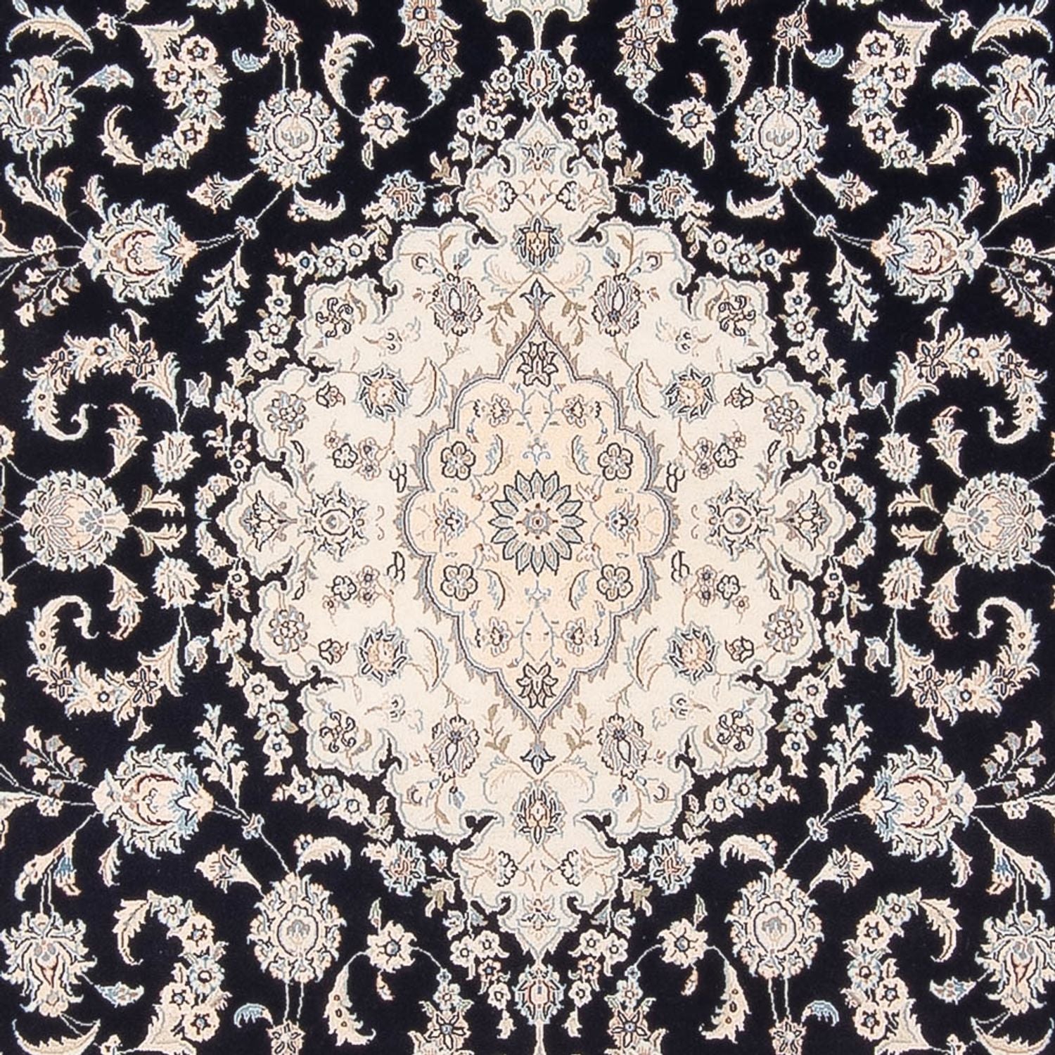 Alfombra Persa - Nain - Prima - 300 x 200 cm - azul oscuro