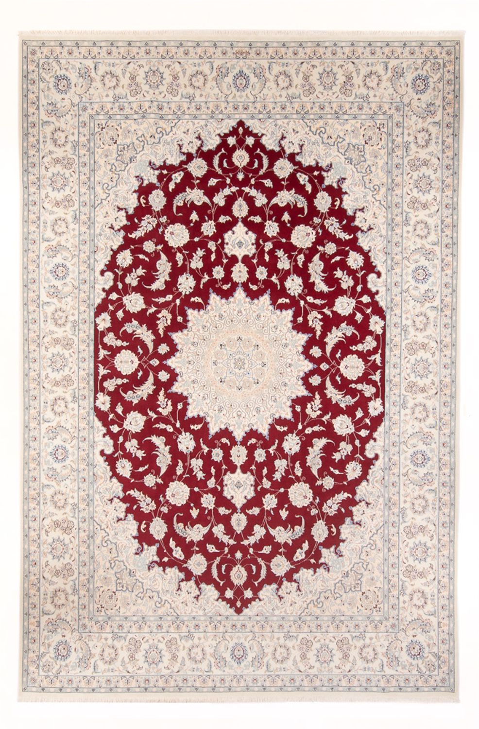 Alfombra Persa - Nain - Prima - 348 x 250 cm - rojo