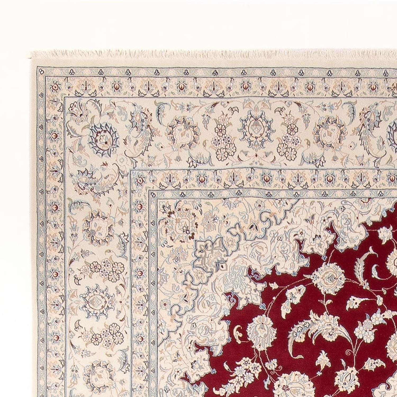 Alfombra Persa - Nain - Prima - 348 x 250 cm - rojo