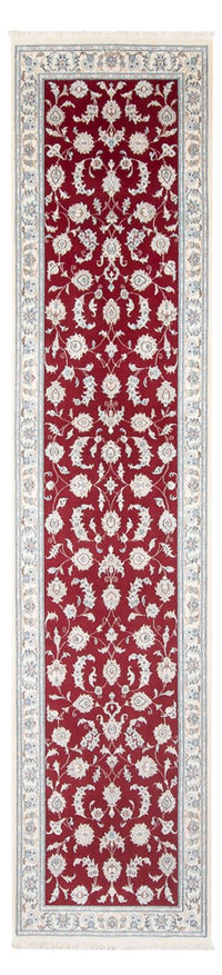 Alfombra de pasillo Alfombra Persa - Nain - Prima - 346 x 86 cm - rojo