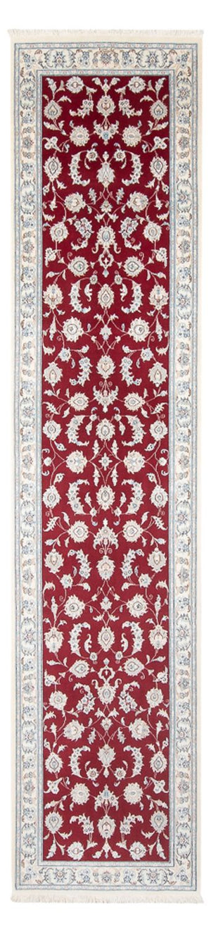 Alfombra de pasillo Alfombra Persa - Nain - Prima - 346 x 86 cm - rojo