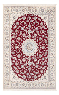 Alfombra Persa - Nain - Prima - 205 x 135 cm - rojo