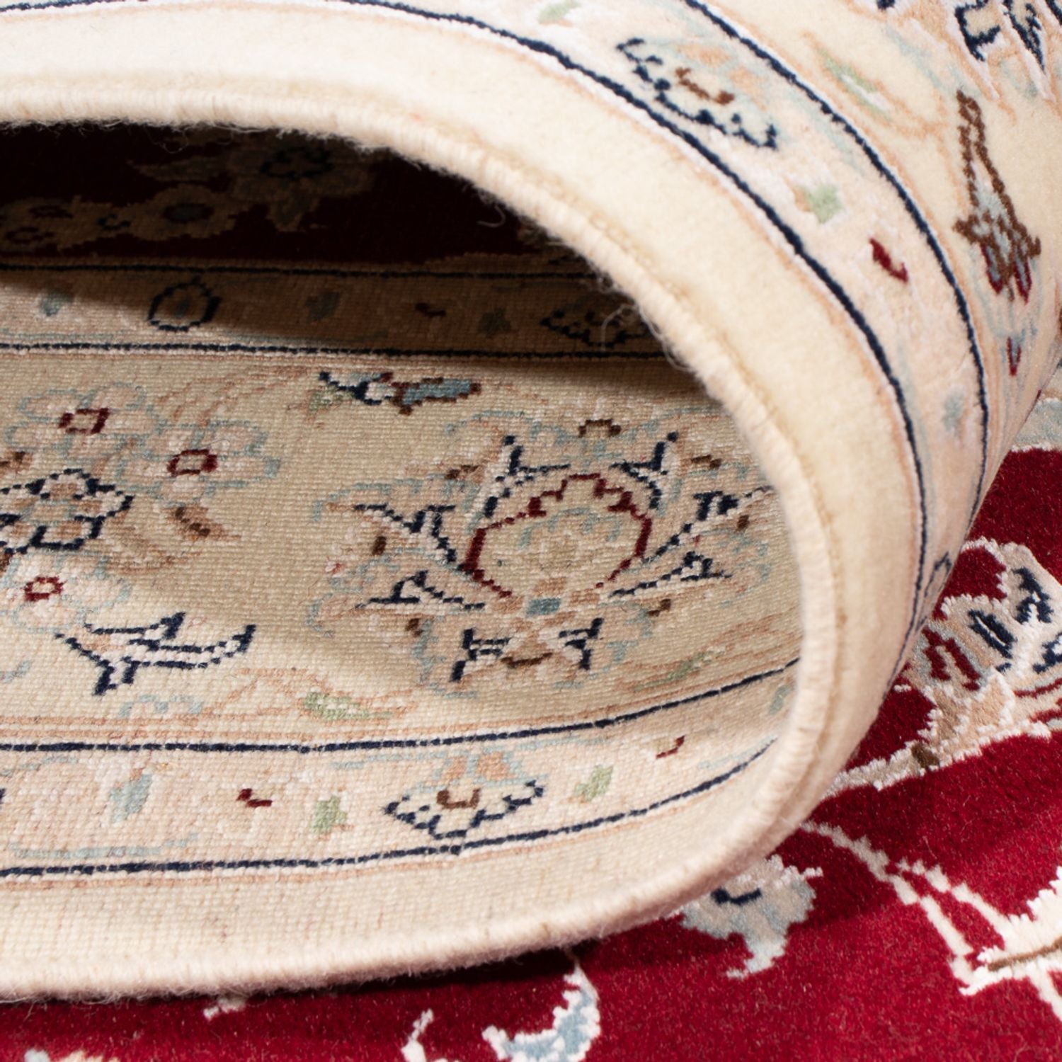 Alfombra Persa - Nain - Prima - 205 x 135 cm - rojo