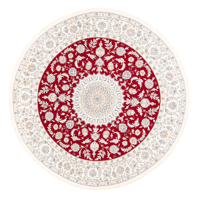 Alfombra persa - Nain redondo  - 200 x 200 cm - rojo