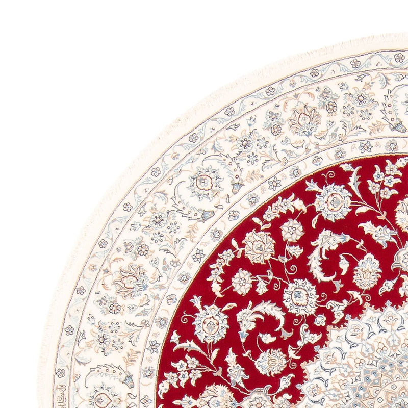 Alfombra persa - Nain redondo  - 200 x 200 cm - rojo