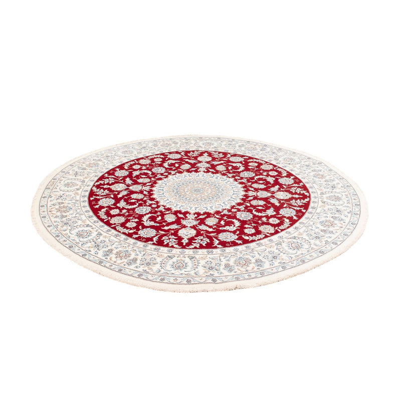 Alfombra persa - Nain redondo  - 200 x 200 cm - rojo