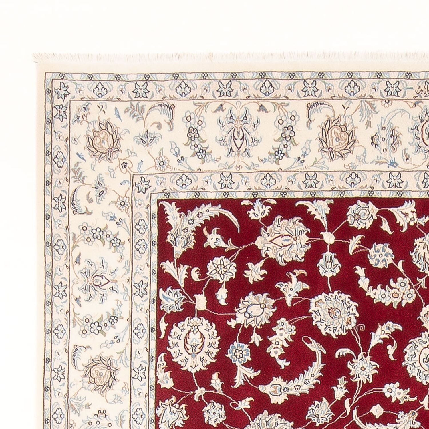 Alfombra Persa - Nain - Prima - 289 x 199 cm - rojo