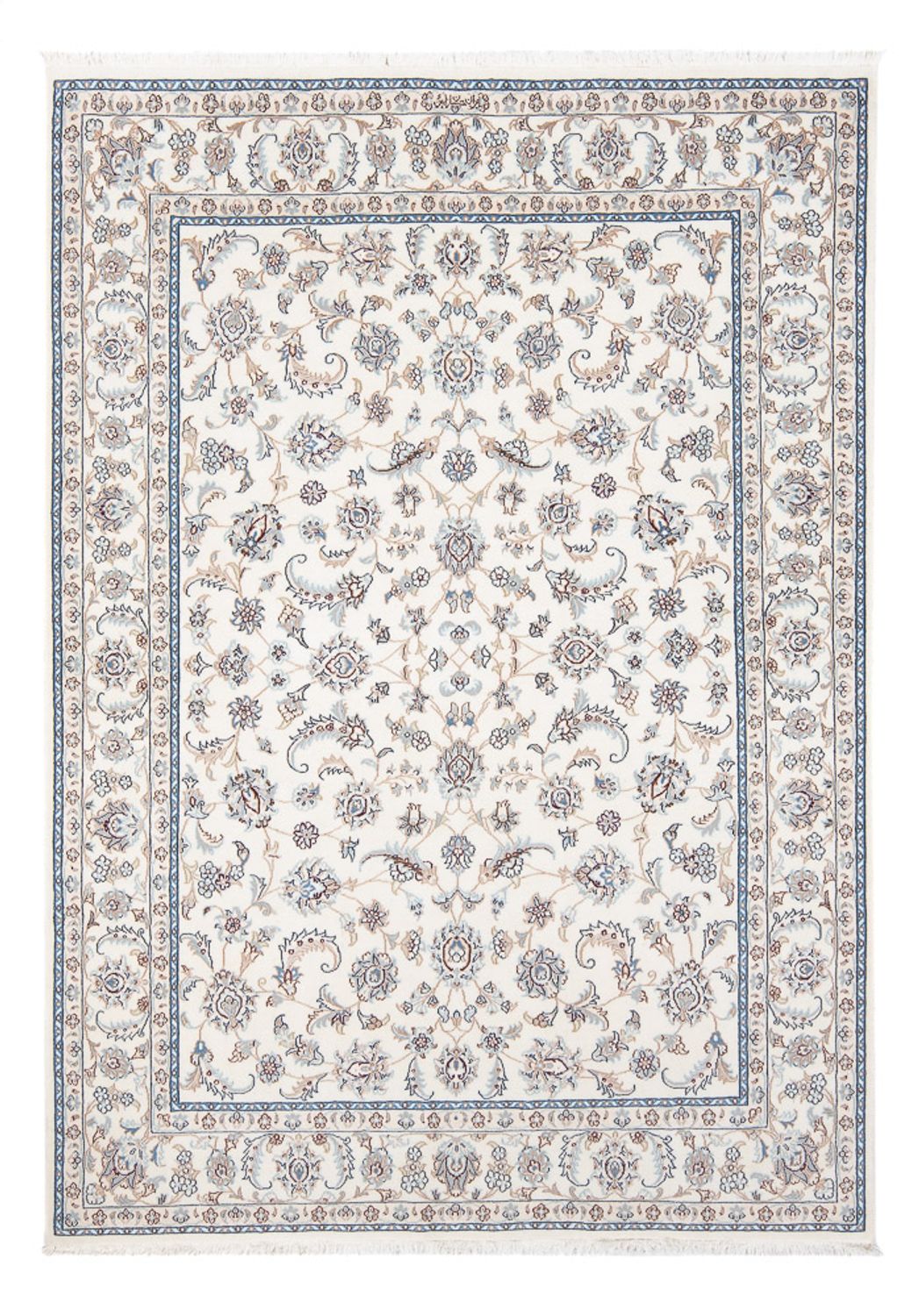 Alfombra Persa - Nain - Prima - 201 x 150 cm - crema