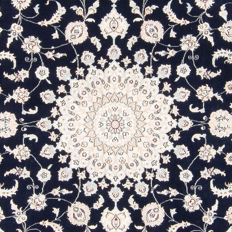 Alfombra persa - Nain cuadrado  - 210 x 200 cm - azul oscuro