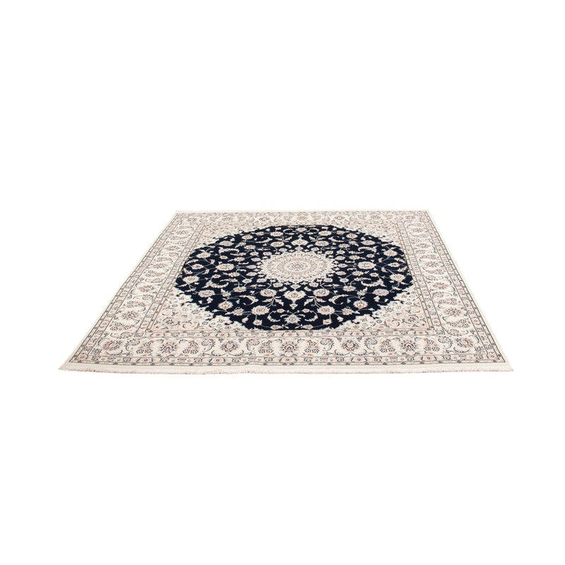 Alfombra persa - Nain cuadrado  - 210 x 200 cm - azul oscuro