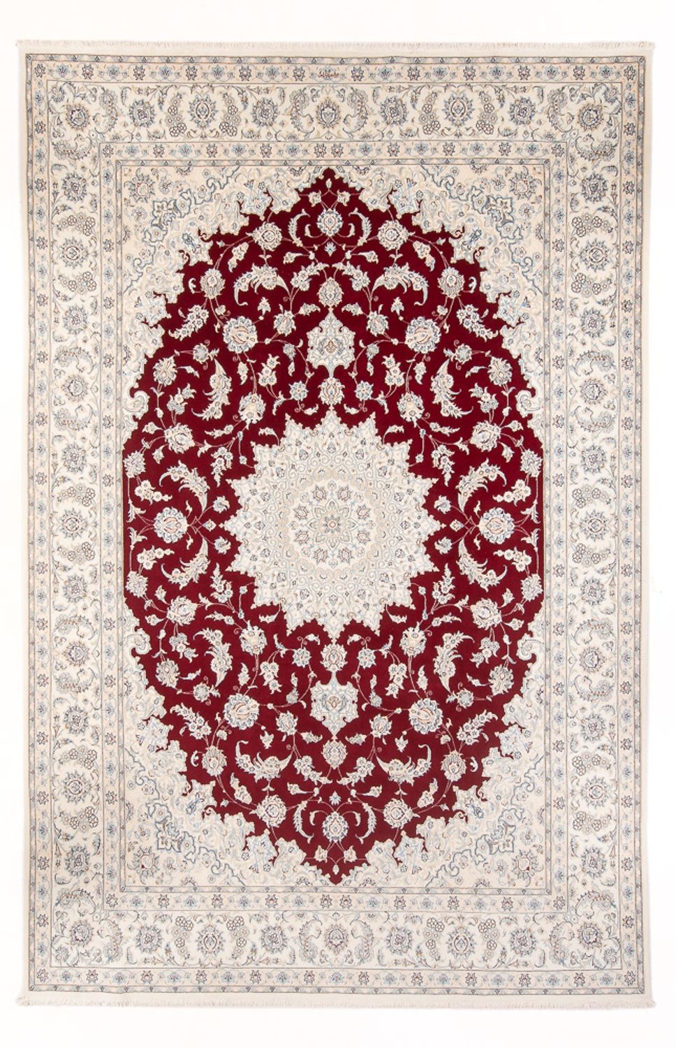 Alfombra Persa - Nain - Prima - 351 x 249 cm - rojo