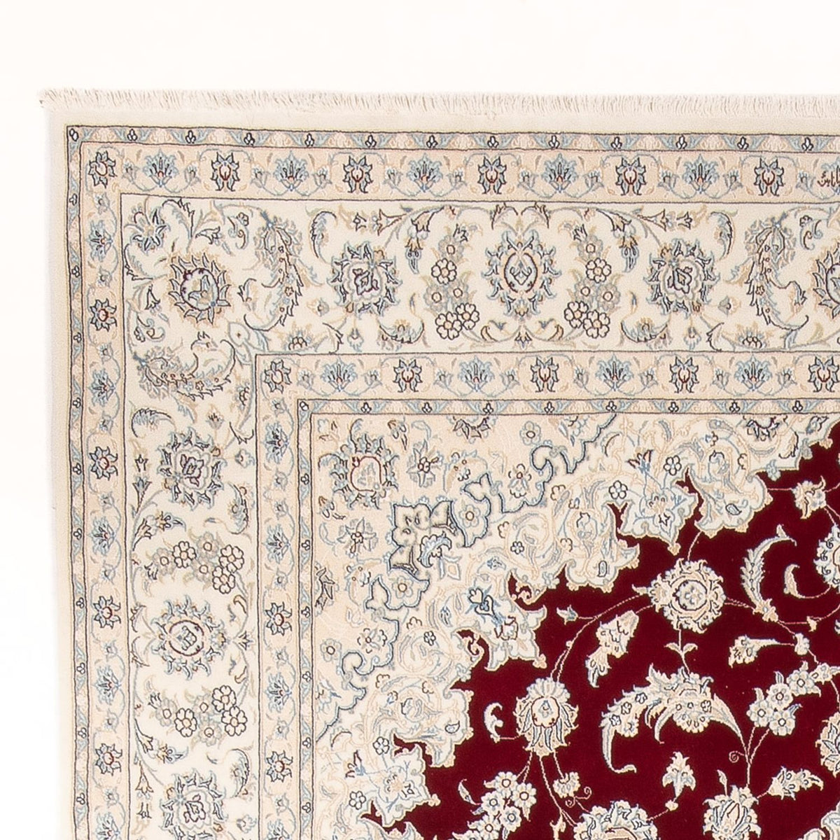 Alfombra Persa - Nain - Prima - 351 x 249 cm - rojo