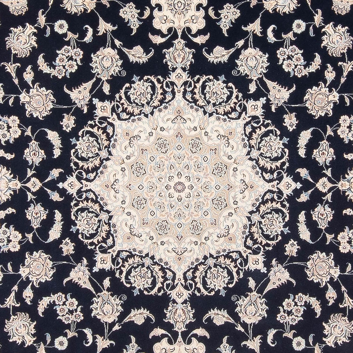 Alfombra Persa - Nain - Prima - 305 x 248 cm - azul oscuro