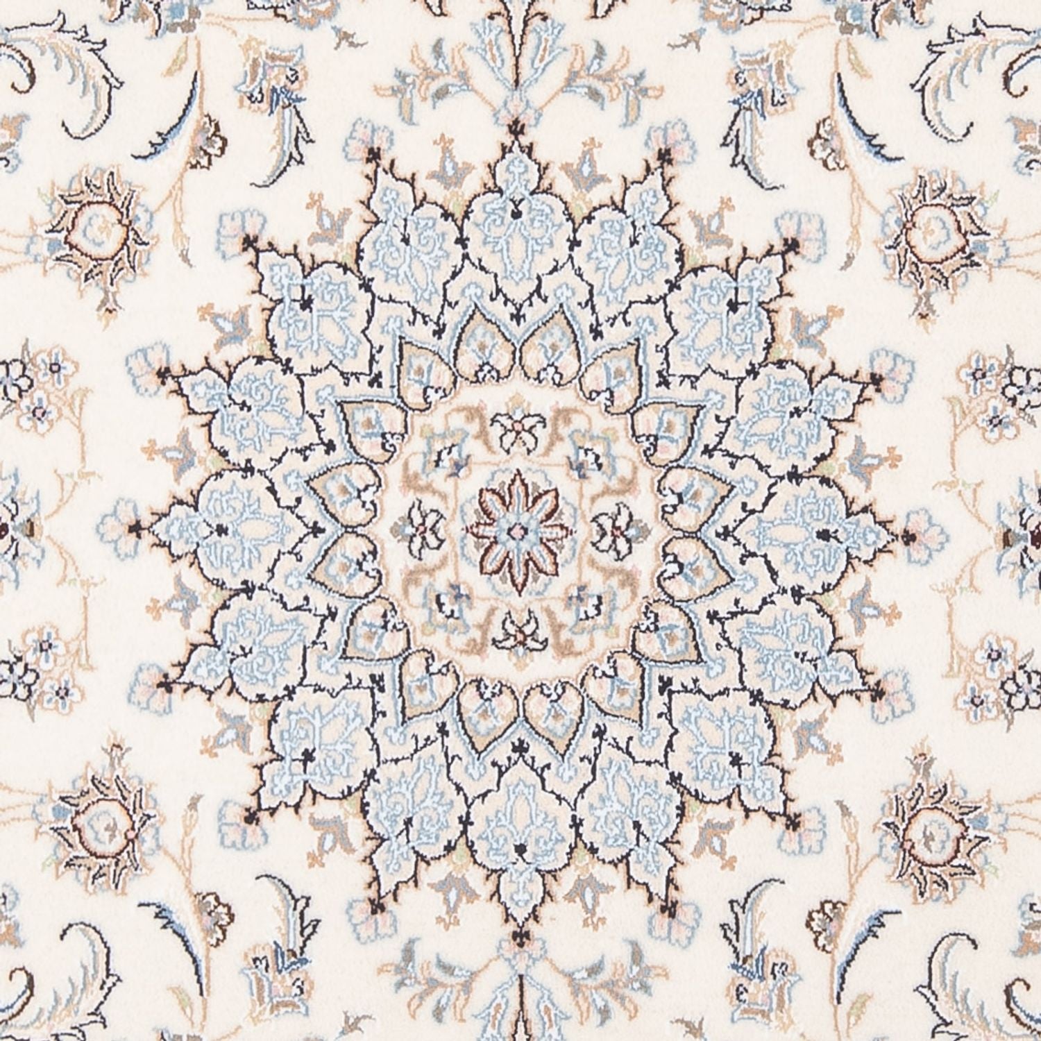 Alfombra Persa - Nain - Prima - 205 x 149 cm - crema