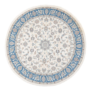 Alfombra Persa - Nain - Prima redondo  - 149 x 149 cm - crema