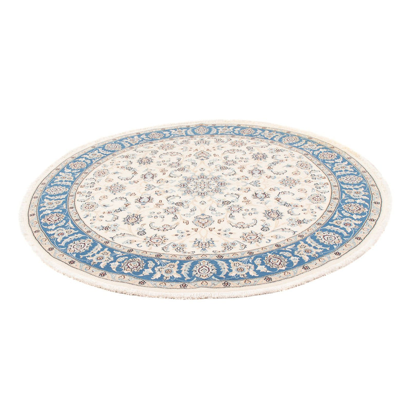 Alfombra Persa - Nain - Prima redondo  - 149 x 149 cm - crema