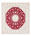 Alfombra persa - Nain cuadrado  - 210 x 194 cm - rojo