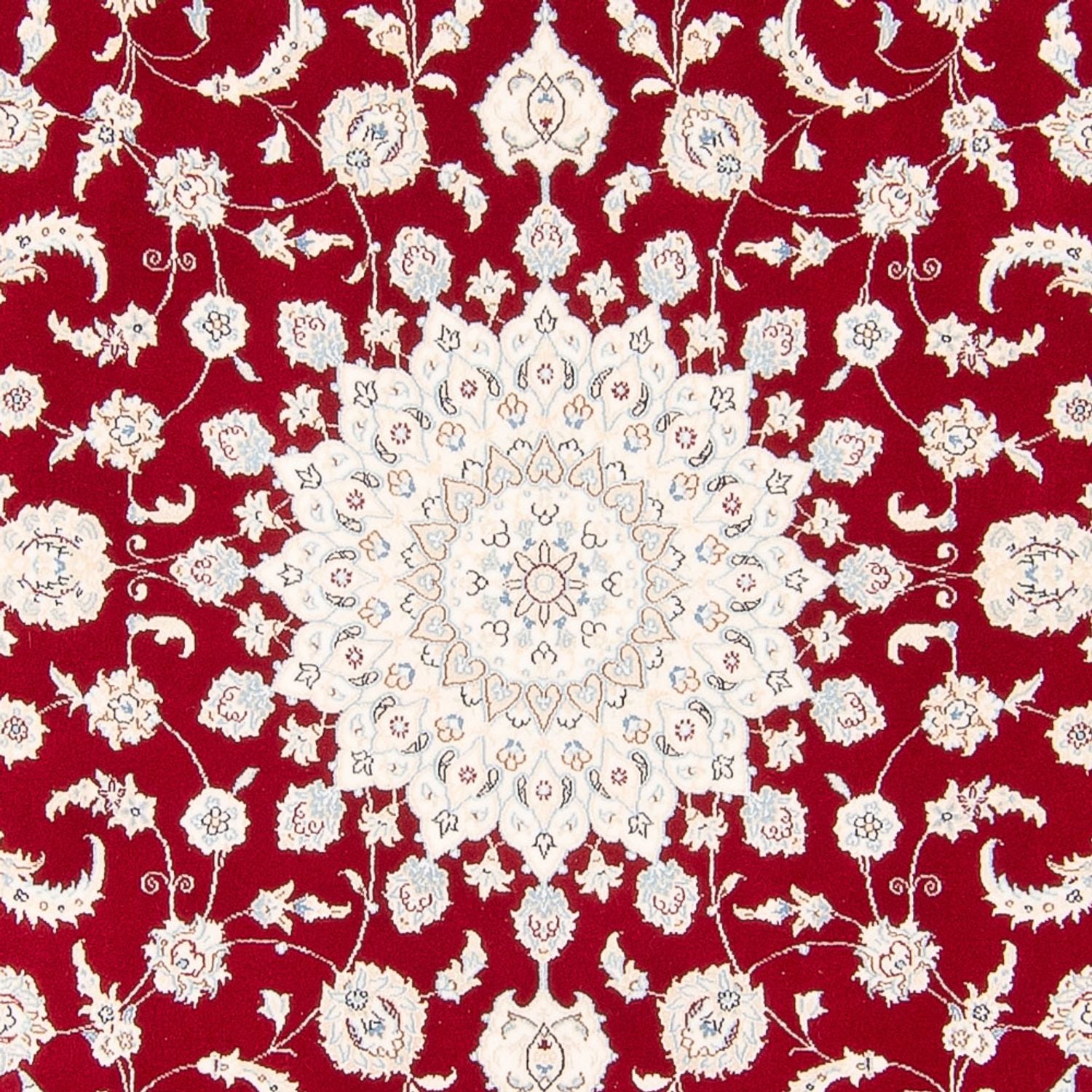 Alfombra persa - Nain cuadrado  - 210 x 194 cm - rojo