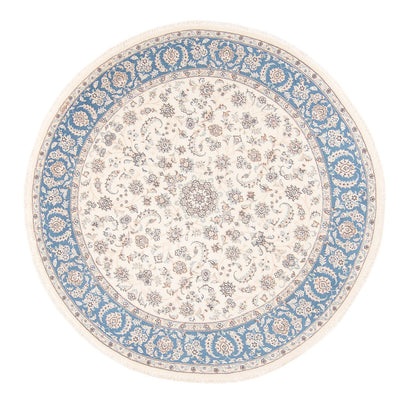 Alfombra persa - Nain redondo  - 200 x 200 cm - crema