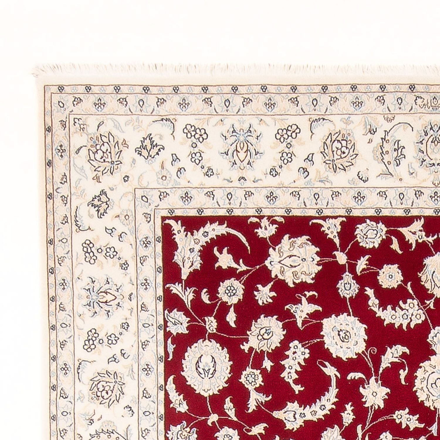 Alfombra Persa - Nain - Prima - 294 x 200 cm - rojo
