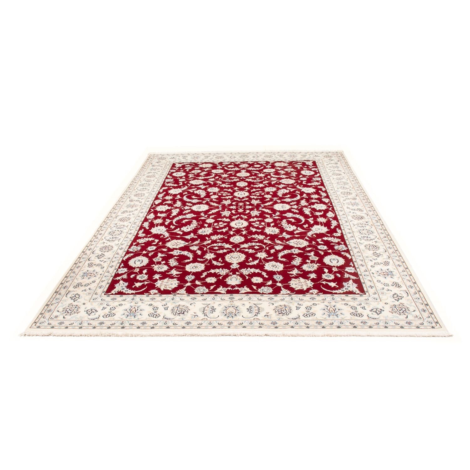 Alfombra Persa - Nain - Prima - 294 x 200 cm - rojo