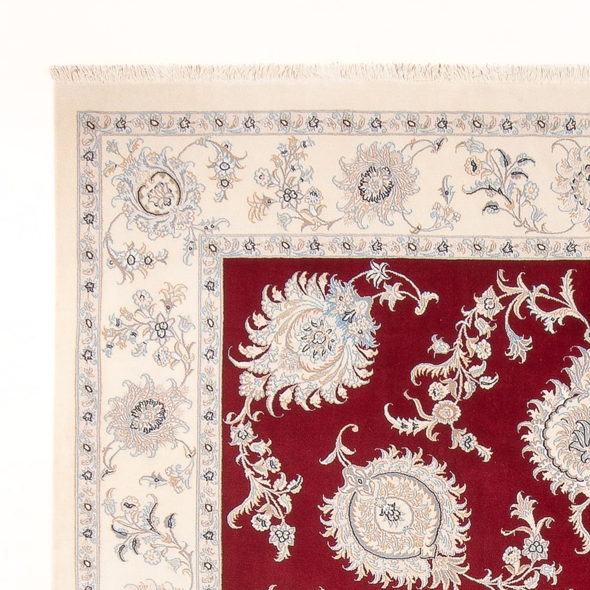 Alfombra Persa - Nain - Prima - 294 x 250 cm - rojo