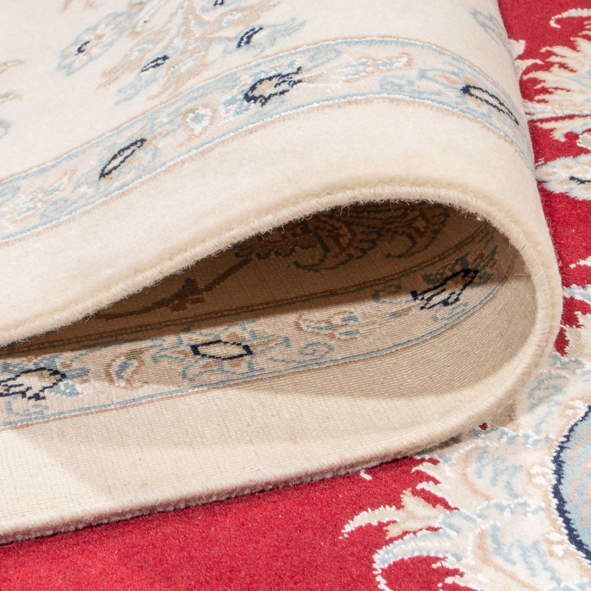 Alfombra Persa - Nain - Prima - 294 x 250 cm - rojo