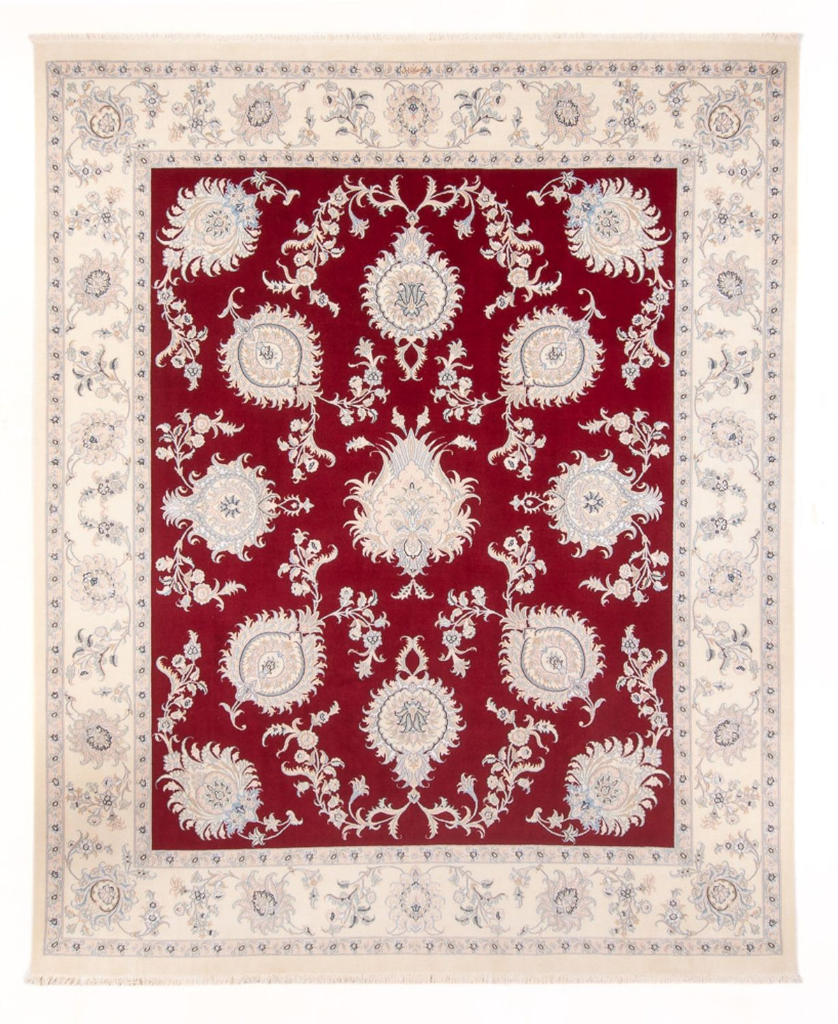 Alfombra Persa - Nain - Prima - 291 x 247 cm - rojo