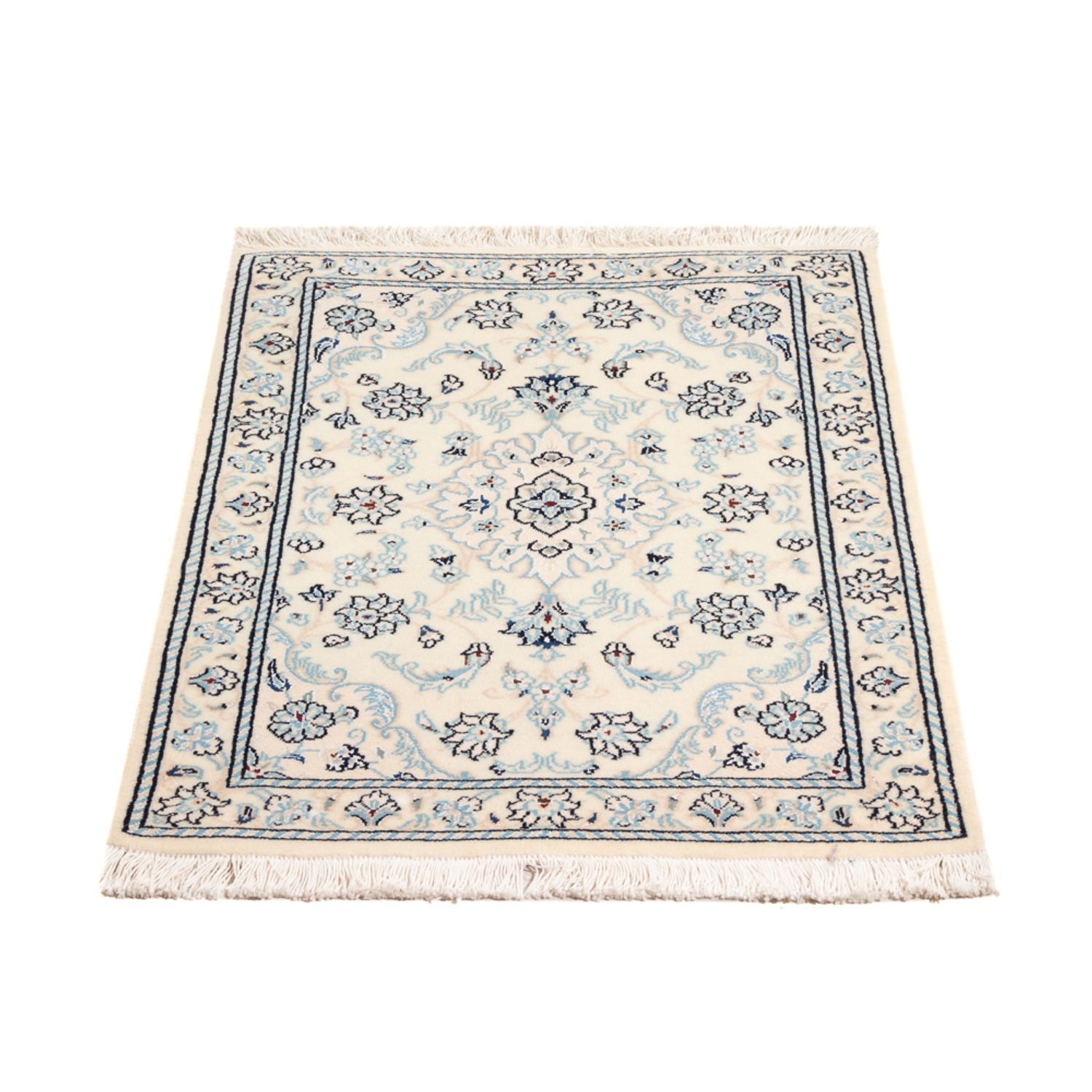 Alfombra persa - Nain - 94 x 60 cm - crema