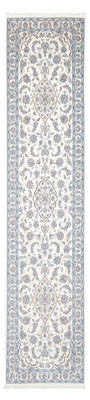 Alfombra de pasillo Alfombra Persa - Nain - Prima - 340 x 84 cm - crema