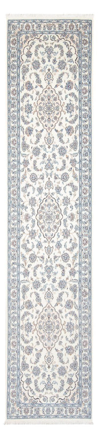 Alfombra de pasillo Alfombra Persa - Nain - Prima - 340 x 84 cm - crema