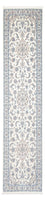 Alfombra de pasillo Alfombra Persa - Nain - Prima - 340 x 84 cm - crema