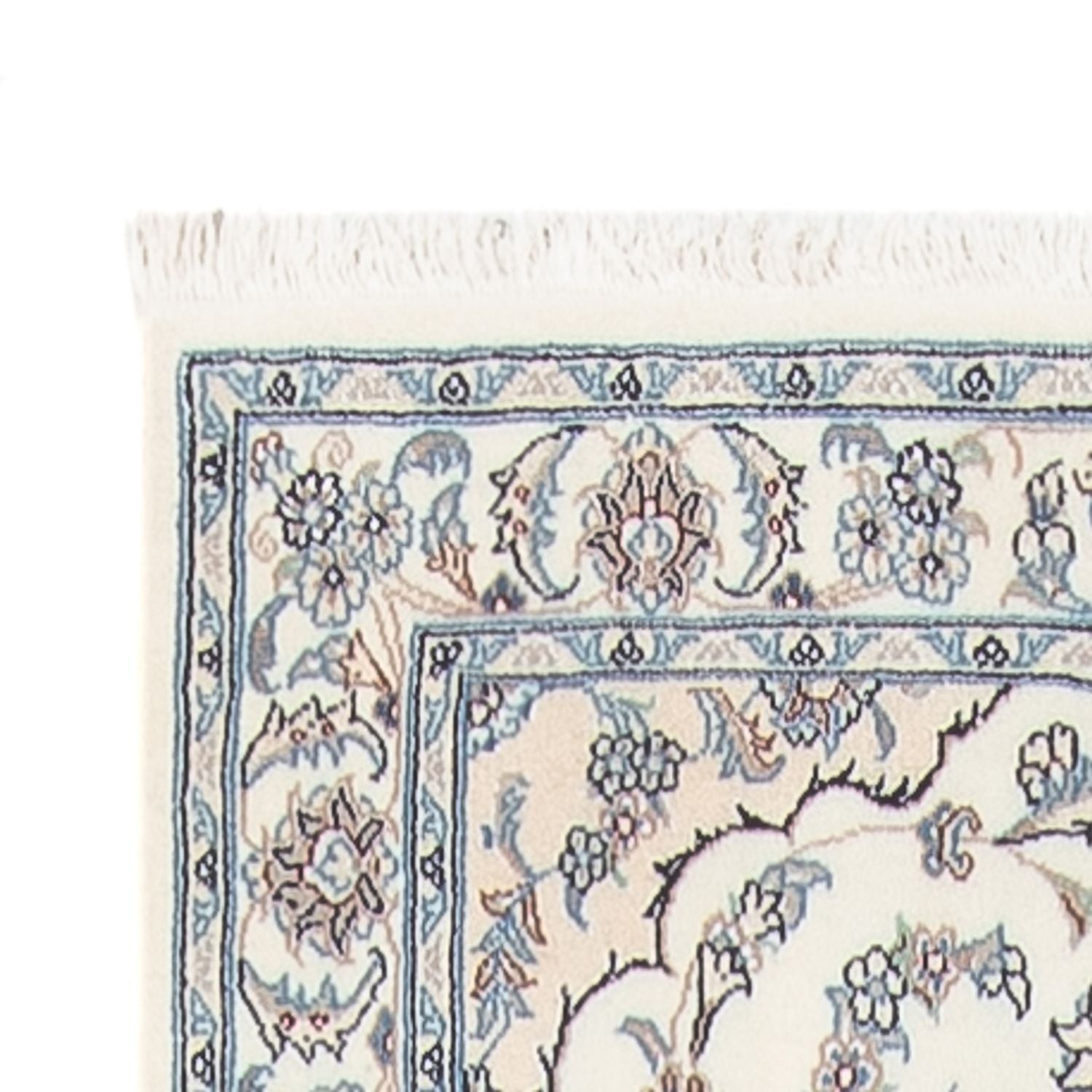 Alfombra de pasillo Alfombra Persa - Nain - Prima - 340 x 84 cm - crema