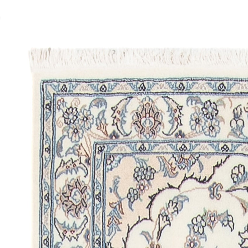 Alfombra de pasillo Alfombra Persa - Nain - Prima - 340 x 84 cm - crema