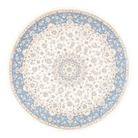 Alfombra persa - Nain redondo  - 200 x 200 cm - crema