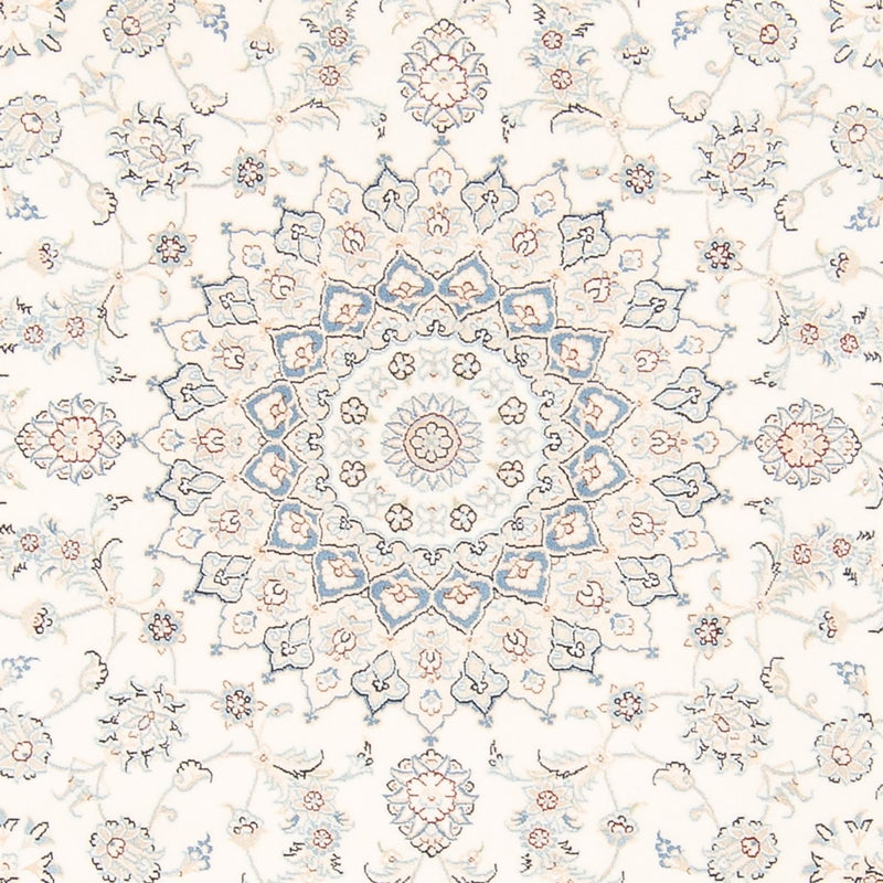 Alfombra persa - Nain redondo  - 200 x 200 cm - crema