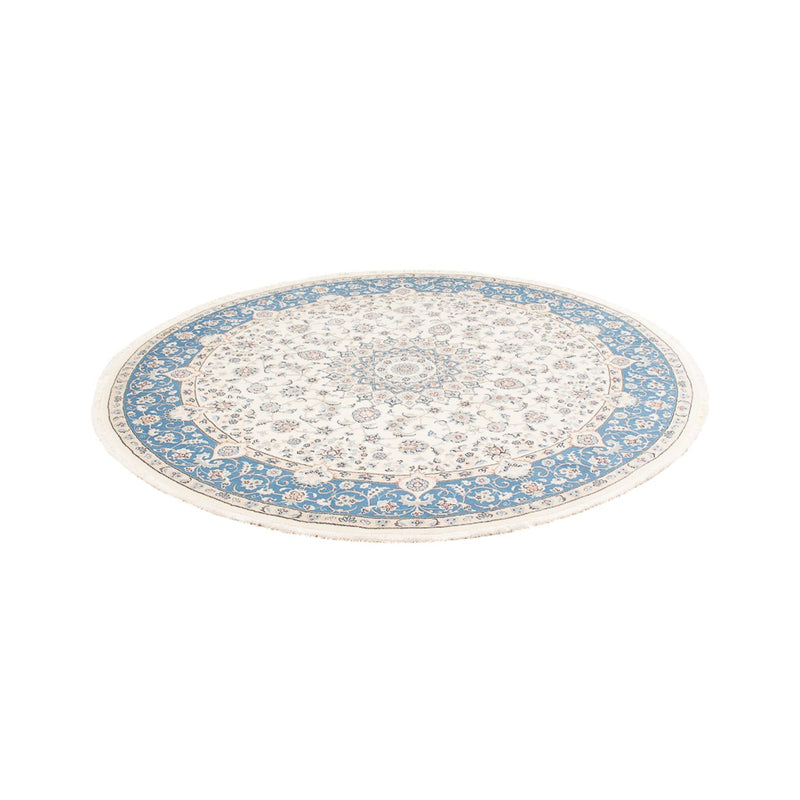 Alfombra persa - Nain redondo  - 200 x 200 cm - crema